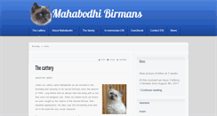 Desktop Screenshot of mahabodhi-birmans.nl