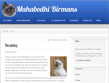 Tablet Screenshot of mahabodhi-birmans.nl